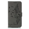 Feather Pattern Litchi Texture Horizontal Flip Leather Case with Wallet & Holder & Card Slots For Galaxy S10(Gray)