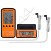 Wireless Remote BBQ Thermometer Dual Probe Digital Cooking Meat Food Oven Thermometer