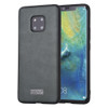 For Huawei Mate 20 Pro SULADA Shockproof TPU + Handmade Leather Protective Case(Green)