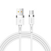 JOYROOM S-1224N2 1.2m 2.4A USB to Micro USB Silicone Data Sync Charge Cable (White)