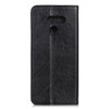 For LG K40S Magnetic Retro Crazy Horse Texture Horizontal Flip Leather Case with Holder & Card Slots(Black)