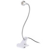 3W 360 Degree Rotation USB Metal Flexible Neck LED Light with Switch & Clip (Warm White Light Silver)