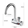 Kitchen Instant Electric Hot Water Faucet Hot & Cold Water Heater EU Plug Specification: Lamp Shows Leakage Protection Side Water Inlet