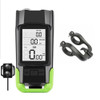 WEST BIKING 3 In 1 Wireless Bicycle Speedometer With Horn & Front Light Upgraded Version (Green)