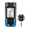 WEST BIKING 3 In 1 Wireless Bicycle Speedometer With Horn & Front Light (Blue)