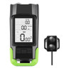 WEST BIKING 3 In 1 Wireless Bicycle Speedometer With Horn & Front Light (Green)