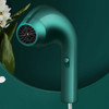 RF009 Strong Wind Hair Care Big Pea Mini Portable Hair Dryer, Product specifications: US Plug(Dark Night Green)