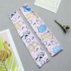 Childrens Summer Cool Sunscreen Ice Silk Printing Sleeves, Size:One Size(Zoo Pink)