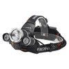 BORUIT 4000LM High-power Highlight Bright Light Rechargeable Flashlight Outdoor Fishing LED Headlight (Headlamp+2xBattery)