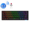 STK61 61-Keys Full-Key Non-Punch Bluetooth Wired Dual Modes Mechanical Keyboard, Cable Length: 1.6m(Black Red Shaft)