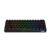 STK61 61-Keys Full-Key Non-Punch Bluetooth Wired Dual Modes Mechanical Keyboard, Cable Length: 1.6m(Black Tea Shaft)