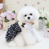 Dogbaby Pet Clothes Dog Skirt Pet Spring And Summer Butterfly Suspender Skirt, Size: XL(Black)