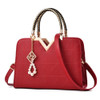 Summer Female Phone Pocket Zipper Handbags Flap Leather Shoulder Crossbody Bags(Wine Red)