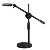 Phone Live Support LED Fill Light Video Recording Desktop Still Life Painting And Calligraphy Food Overhead Photography Support, Specification: 55CM Bracket + Phone Clip