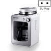 GOTECH Household Small Coffee Machine Automatic Grinding Integrated Commercial Freshly Ground Drip Coffee Pot, Style:EU Plug(White)