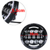 7 Inch Motorcycle Retro Modified Headlights Day Trip LED Far Near Beam Lights  For Wrangler / Harley