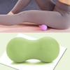 Fascia Ball Muscle Relaxation Yoga Ball Back Massage Silicone Ball, Specification: Flat Matcha Green Peanut Ball