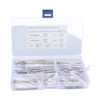 A5535 150 PCS Car U-shape 304 Stainless Steel Cotter Pin Clip Key Fastner Fitting Assortment Kit