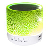 A9 Mini Portable Glare Crack Bluetooth Stereo Speaker, with Built-in MIC & LED, Support Hands-free Calls & TF Card & AUX IN, Bluetooth Distance: 10m(Green)