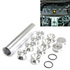 8 PCS 5/8-24 inch Car Fuel Filter Cap Interior Accessories Automobiles Fuel Filters for Napa 4003 WIX 24003 (Silver)