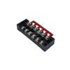 5 PCS Car 6-way 25A TB-2506 Dual Row Power Terminal Connector + 6-position Connection Strip with Cover