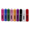 2 PCS 5ml Portable Mini Aluminum Refillable Perfume Bottle Atomizer Cosmetic Container, Random Color Delivery