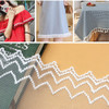 20 Yards Lace Ribbon Tape 8cm Lace Trim DIY Embroidered For Sewing Decoration Lace Fabric(White 1)