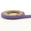 WG000312 Polyester Silk Centipede Shape Lace Belt DIY Clothing Accessories, Length: 25m, Width: 1.2cm(Light Purple)