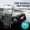 JOYROOM JR-ZS213 15W Car Mechanical Wireless Charging Mobile Phone Holder Bracket(Black)