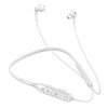 M60 8D Surround Sound Wireless Neck-mounted 5.1 Bluetooth Earphone Support TF Card MP3 Mode(White)