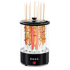 Household Electric Smokeless Automatic Vertical Rotary BBQ Machine, CN Plug (White)