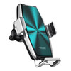 S9 15W Max Fast Charge Automatic Clamping Arm Car Mount (Green)