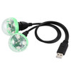 4W RGB 1 to 2 USB LED Crystal Magic Ball Stage Light