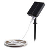 5m 12V SMD 2835 3600lm Waterproof LED Strip with Remote Control + Solar Panel (White Light)