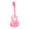 23 Inch Veneer Ukulele Little Guitar with Storage Bag (Pink)