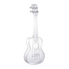 23 Inch Veneer Ukulele Little Guitar (Transparent)