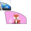 Car Cartoon Magnetic Sunshade Sunscreen Telescopic Collapsible Sunshield, Size:Driving(Fox)