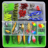 101 PCS Fishing Bait Lure Kit Fishing Tackle (Green)