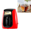 Homezest Household Mini Single Cup Coffee Pot Portable Ceramic Cup Automatic Coffee Machine, Style:EU Plug(Red)