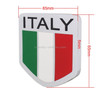 MZ Universal Italy Flag Pattern Aluminum Alloy Car Front Grille