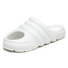 Large Size Summer Slippers Men Casual Hole Shoes, Size: 43(White)