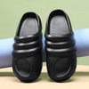 Large Size Summer Slippers Men Casual Hole Shoes, Size: 39(Black)