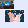 Car Cartoon Magnetic Sunshade Sunscreen Telescopic Collapsible Sunshield, Size:Rear Square(Rabbit)