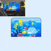 Car Cartoon Magnetic Sunshade Sunscreen Telescopic Collapsible Sunshield, Size:Rear Square(Underwater World)