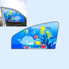 Car Cartoon Magnetic Sunshade Sunscreen Telescopic Collapsible Sunshield, Size:Co-pilot(Underwater World)
