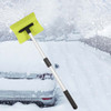 2 PCS Car Snow Shovel Retractable Car Snow Removal Shovel Snow Frosting Tool(Green)