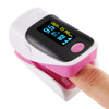 AB-80 Precision Finger Pulse Oximeter Blood Oxygen Monitor(Pink)