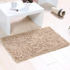 Chenille Non Slip Shaggy Soft Water Absorption Bedroom Bathroom kitchen Carpet Mat, Size:45 x 70cm(Camel)