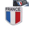 MZ Universal France Flag Pattern Aluminum Alloy Car Front Grille