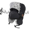 LF3 Winter Warmth Thickened Bluetooth Music Earphone Hat Ski Cap